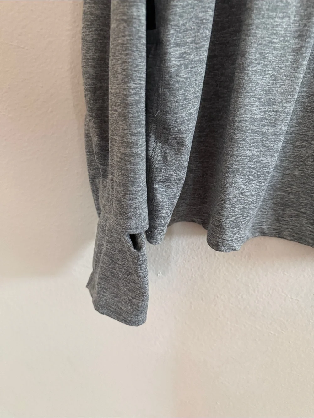 Nike Running Dri-FIT Element Crewneck Top with Thumbholes Gray 2XL [PH0881]